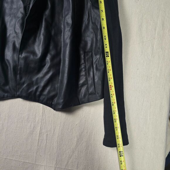 Jack Black Faux Leather Zip-Up Jacket | Women’s Size Small | Stylish Moto Jacket - Picture 8 of 15